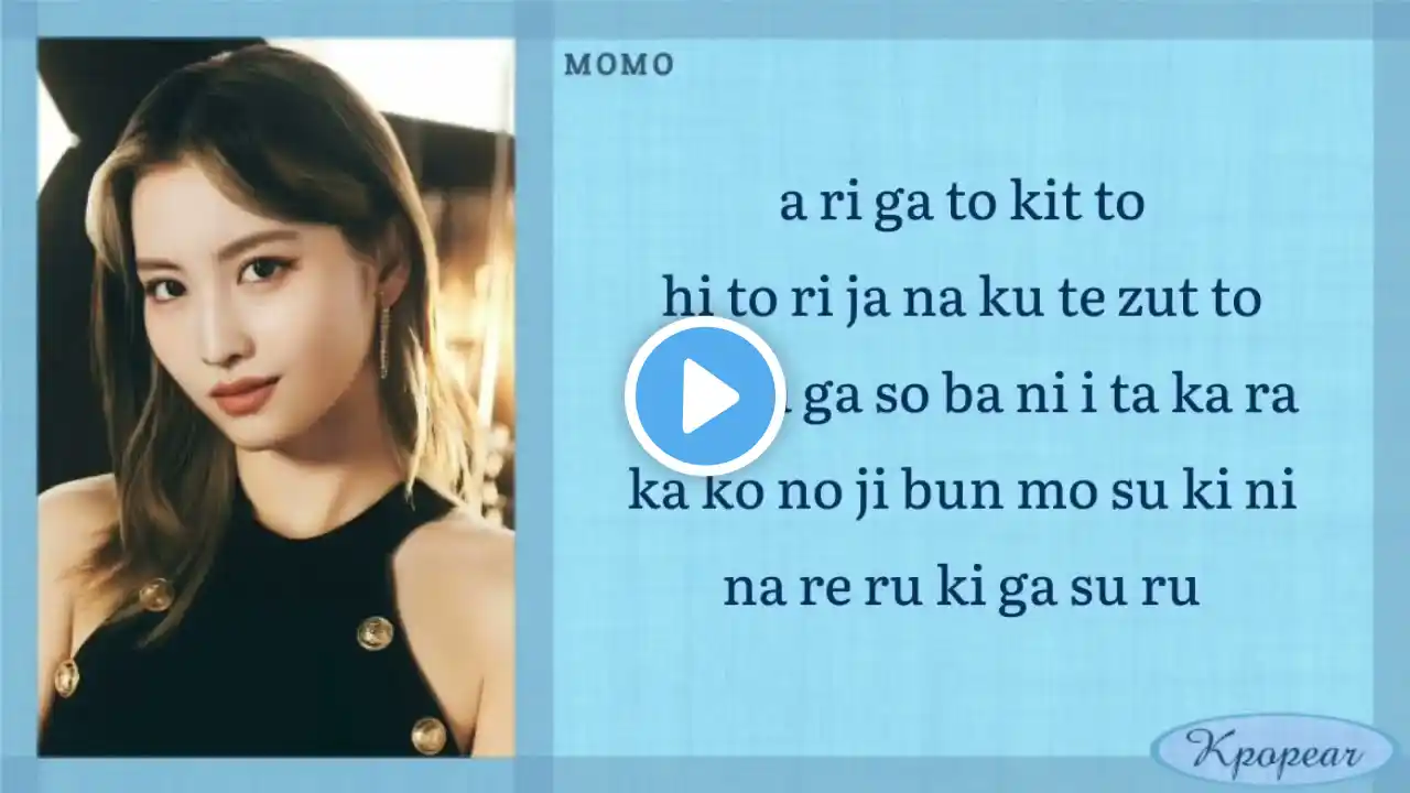 Momo, Sana, & Mina (TWICE) - BOUQUET (Easy Lyrics)