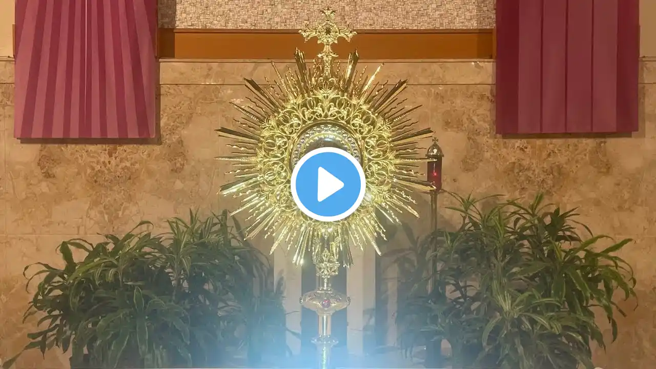 Live Eucharistic Adoration - Monday, June 26, 2023