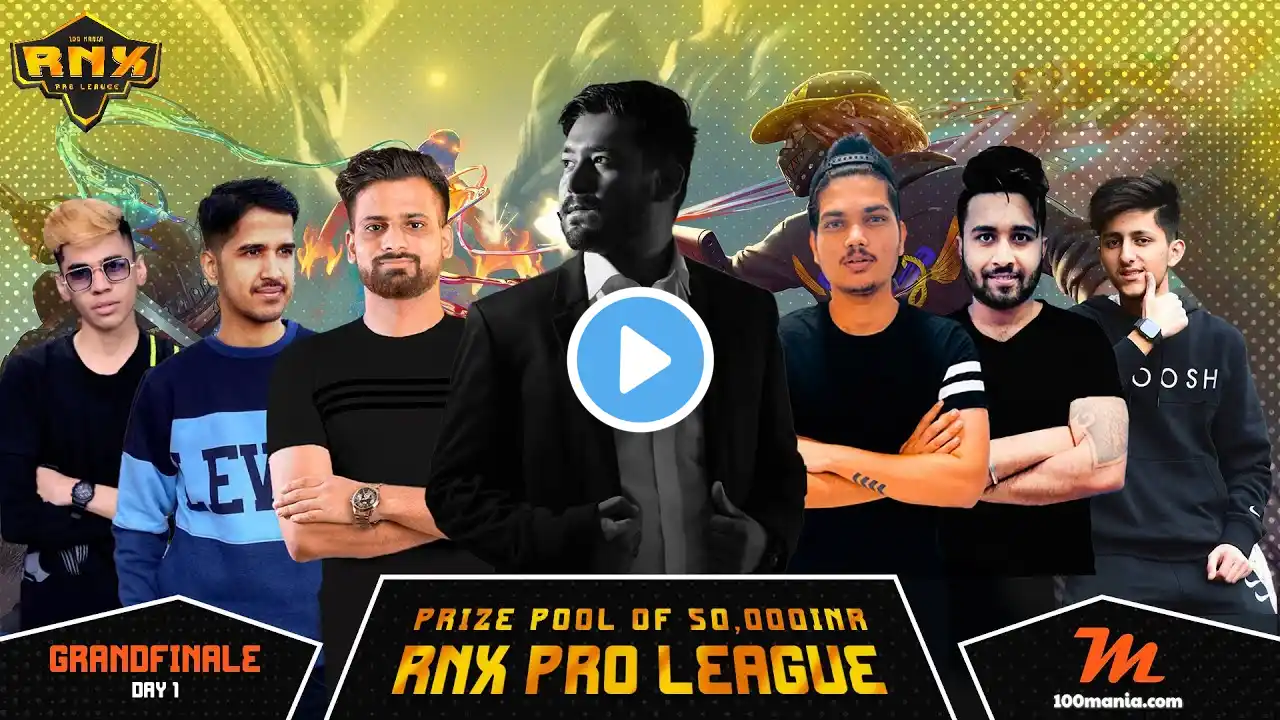 Grand Finale | RNX Pro League  - Garena Free FIre #totalgaming #gyangaming