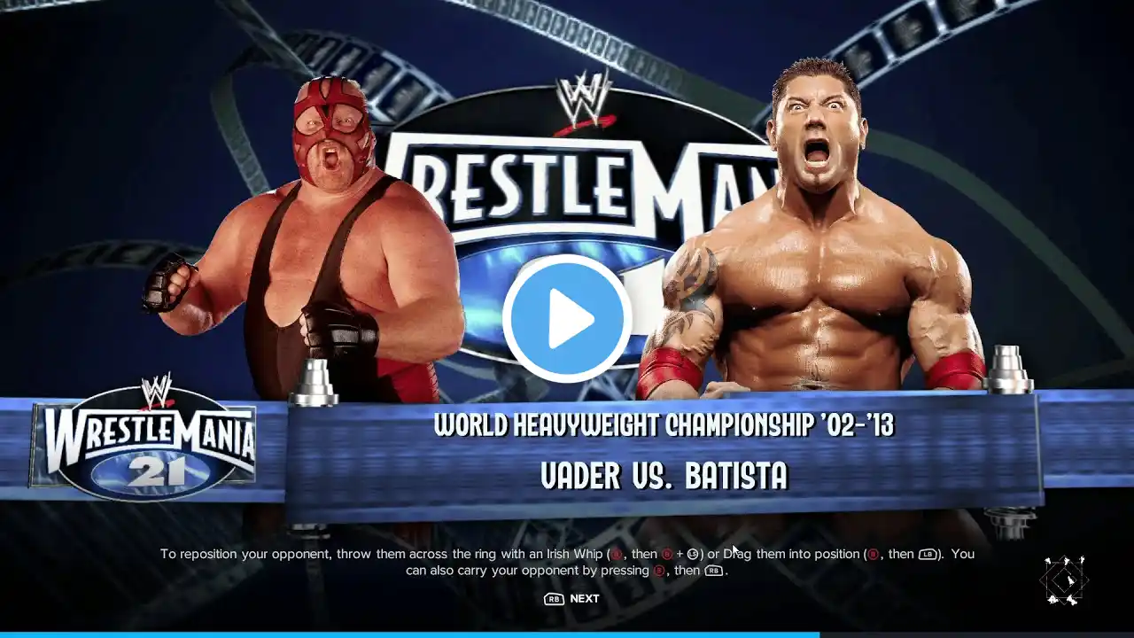 WWE 2K24 FULL MATCH — Vader vs Batista — The Powerhouse Showdown