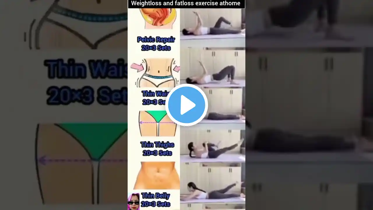 Exercises to reducebellyfatlosworkout home#weightloss/fatloss exercise after delivery#gymworkout#वजश