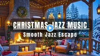 Beautiful Relaxing Christmas Music 🎄 Crackling Fireplace Sounds🔥Christmas Ambience