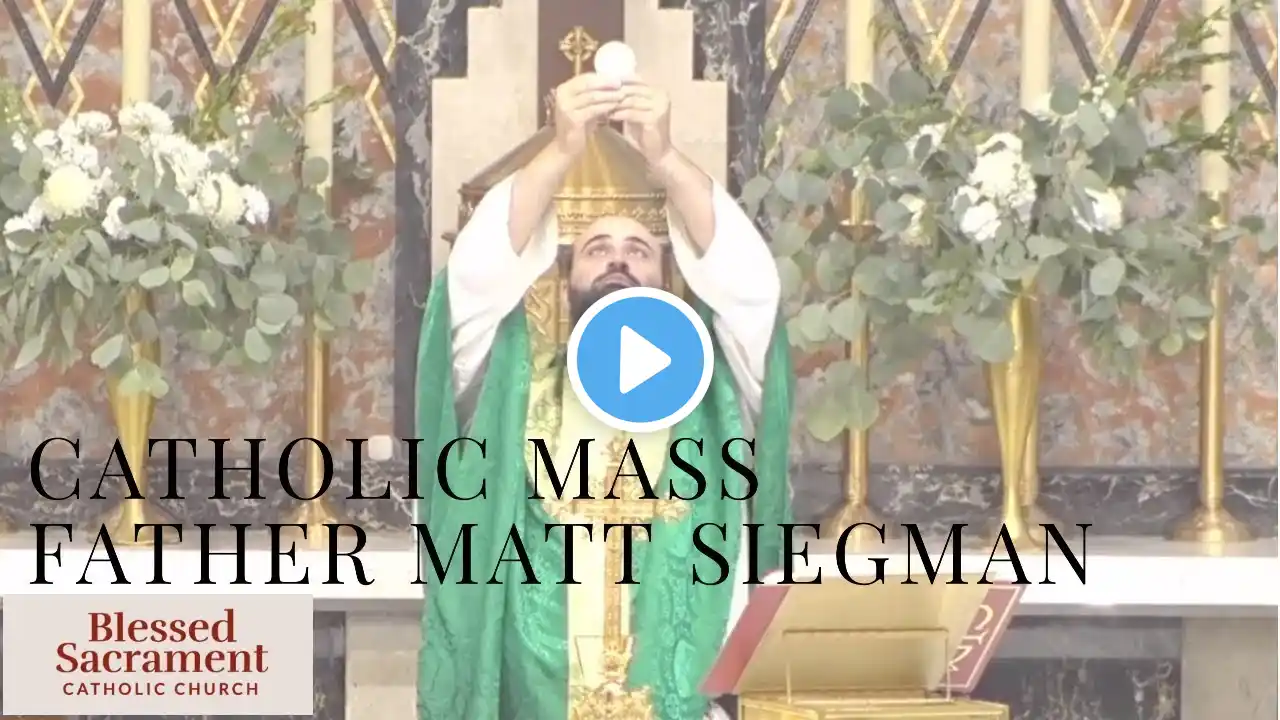 Nov. 14, 2022, Holy Mass, Monday of the Thirty-third Week in Ordinary Time with Fr. Matt Siegman