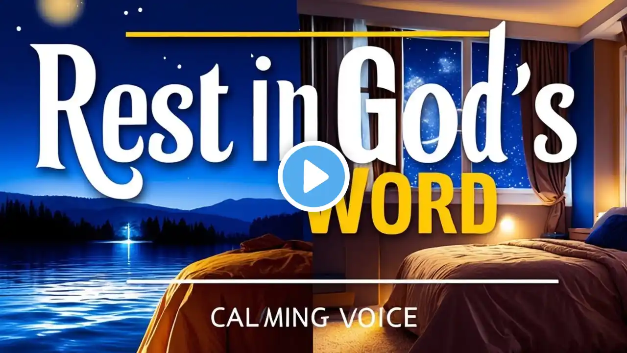 Sleep With God's Healing Promises | 100+ Healing Scriptures By The Ocean (FEMALE VOICE)