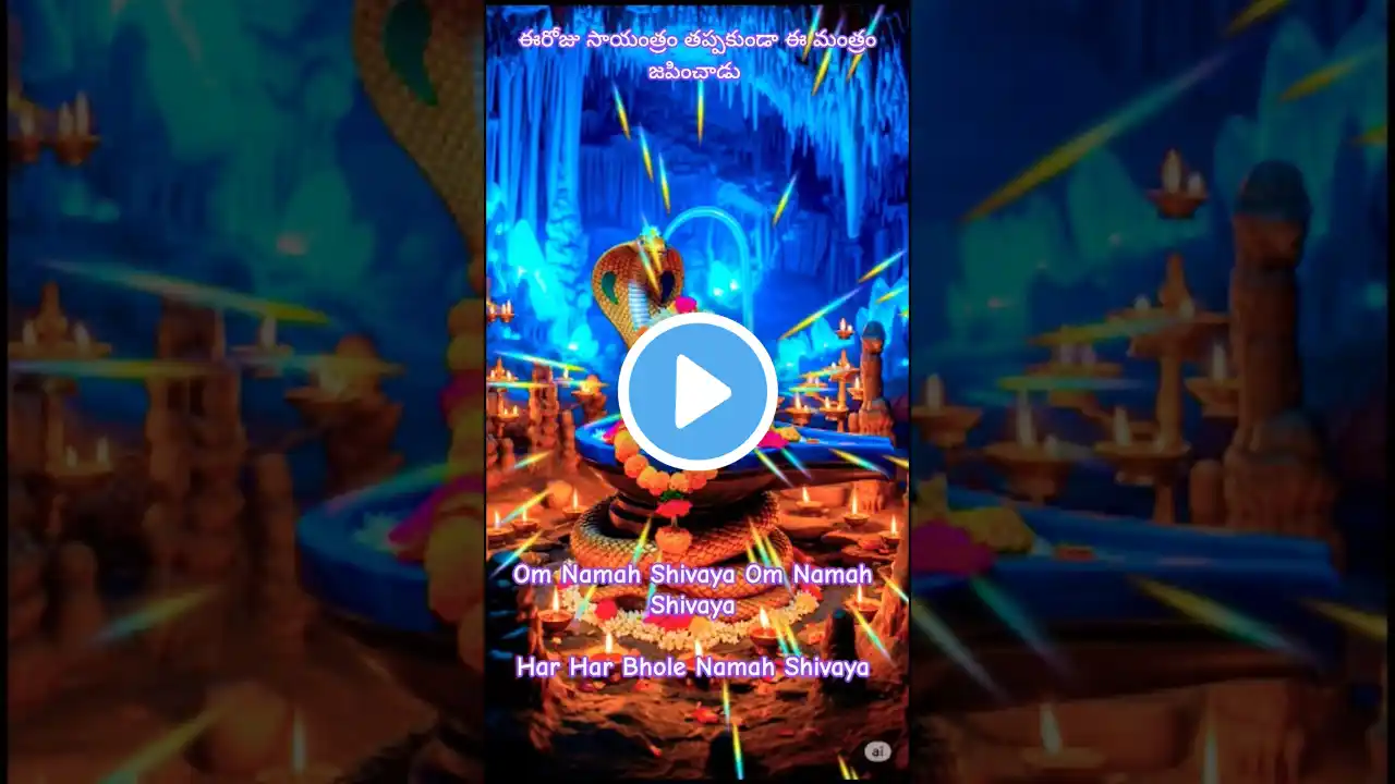 Om Namah Shivaya songs🕉️🔱🕉️ shiva songs 🔥 ✨ mahadev songs||#shiv #mahadev #telugu #song #shorts