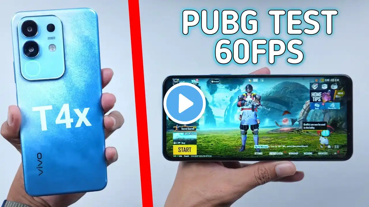 Vivo T4x Pubg Test / Vivo t4x Bgmi Test - Best Gaming Phone Under 13000 ?