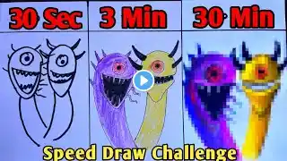 Drawing Incredibox Duo Sprunki Mix - Phase 6 in 30 Sec, 3 min, and 30 min