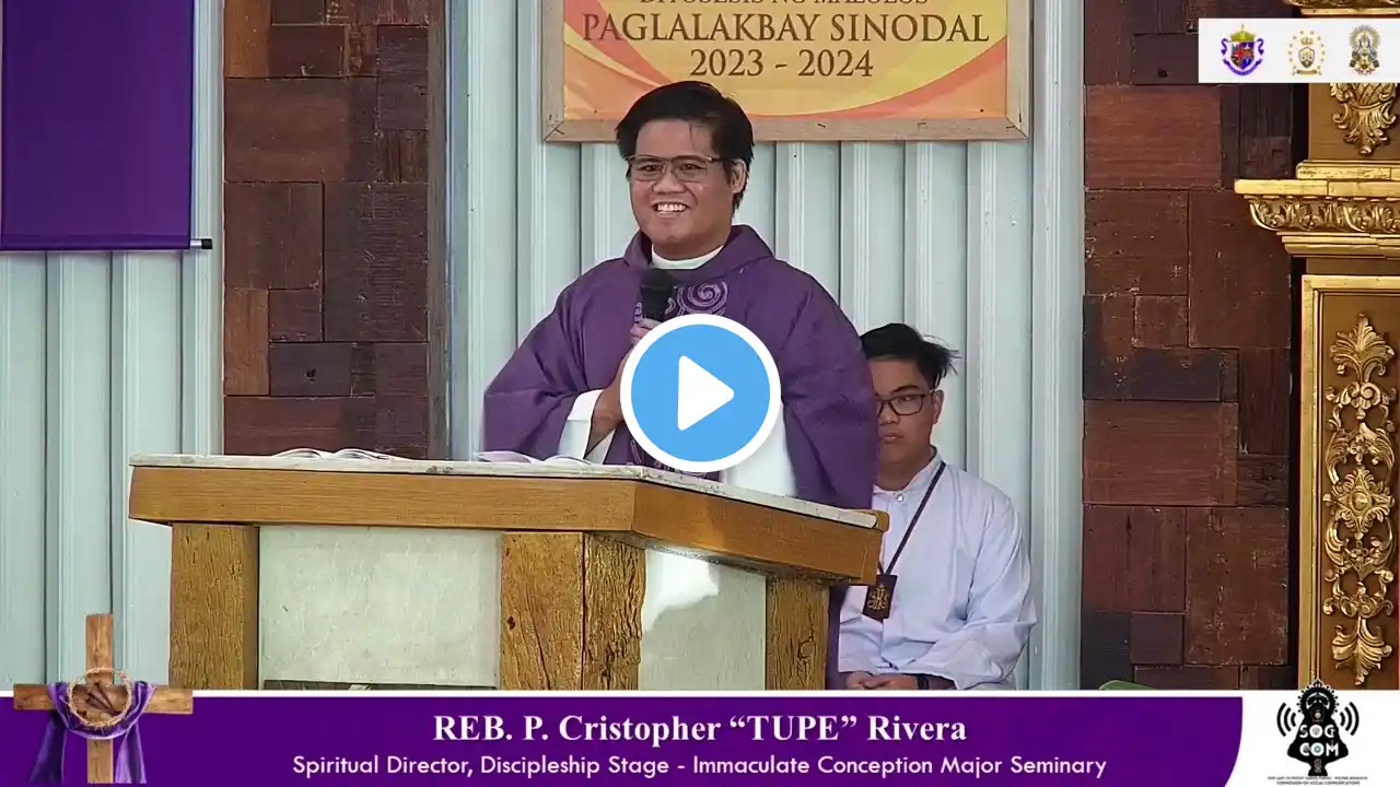 Homilya Reb P Cristopher Rivera Biyernes sa Ikalimang Linggo ng Apatnapung Araw na Paghahanda