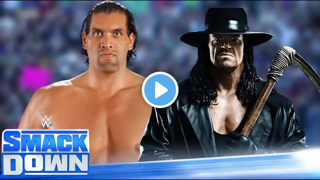 WWE FULL MATCH - The Great Khali Vs. The Undertaker : SmackDown Live Full Match