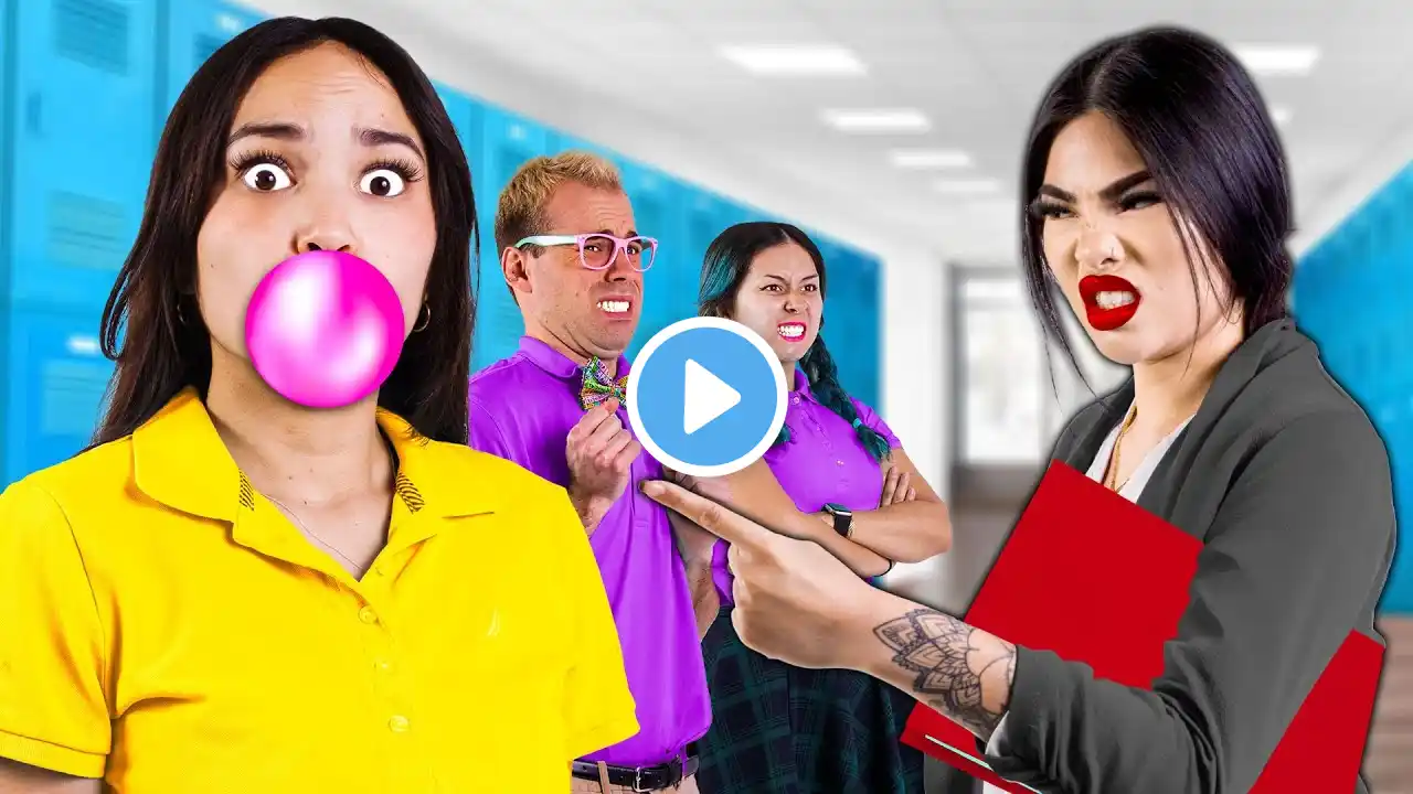 We Survived The World's Strictest Teacher! Bad Teacher Vs Good Teacher by Crafty Hacks