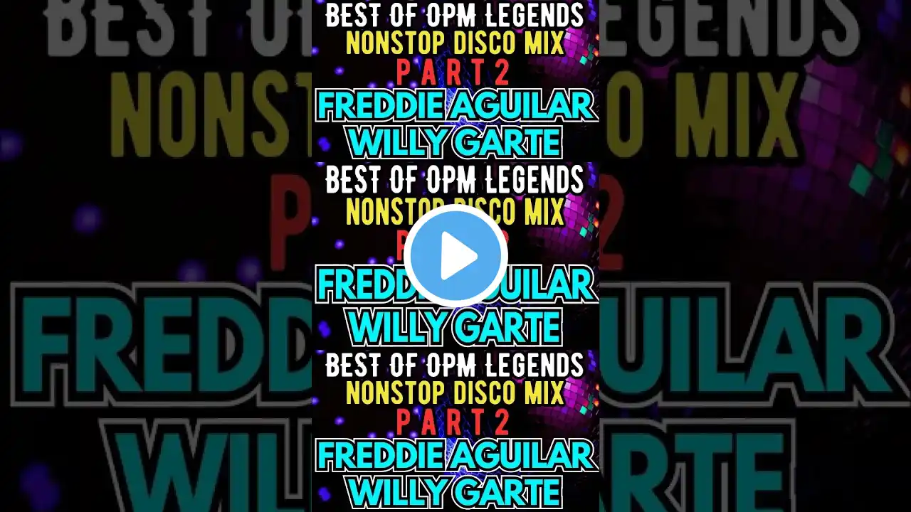 Batang 90s OPM Legends Nonstop Disco Mix Part2