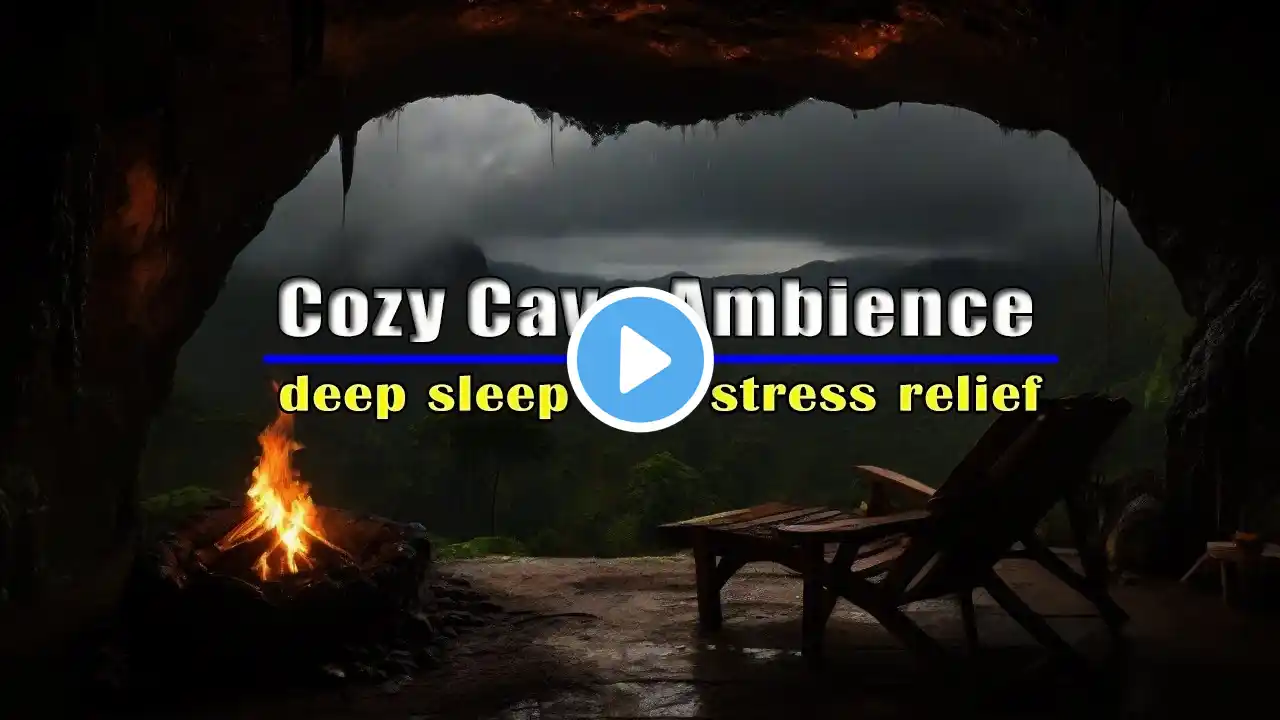 Rain on Tent and Crackling Fire: Camping Ambience for Relaxing Sleep