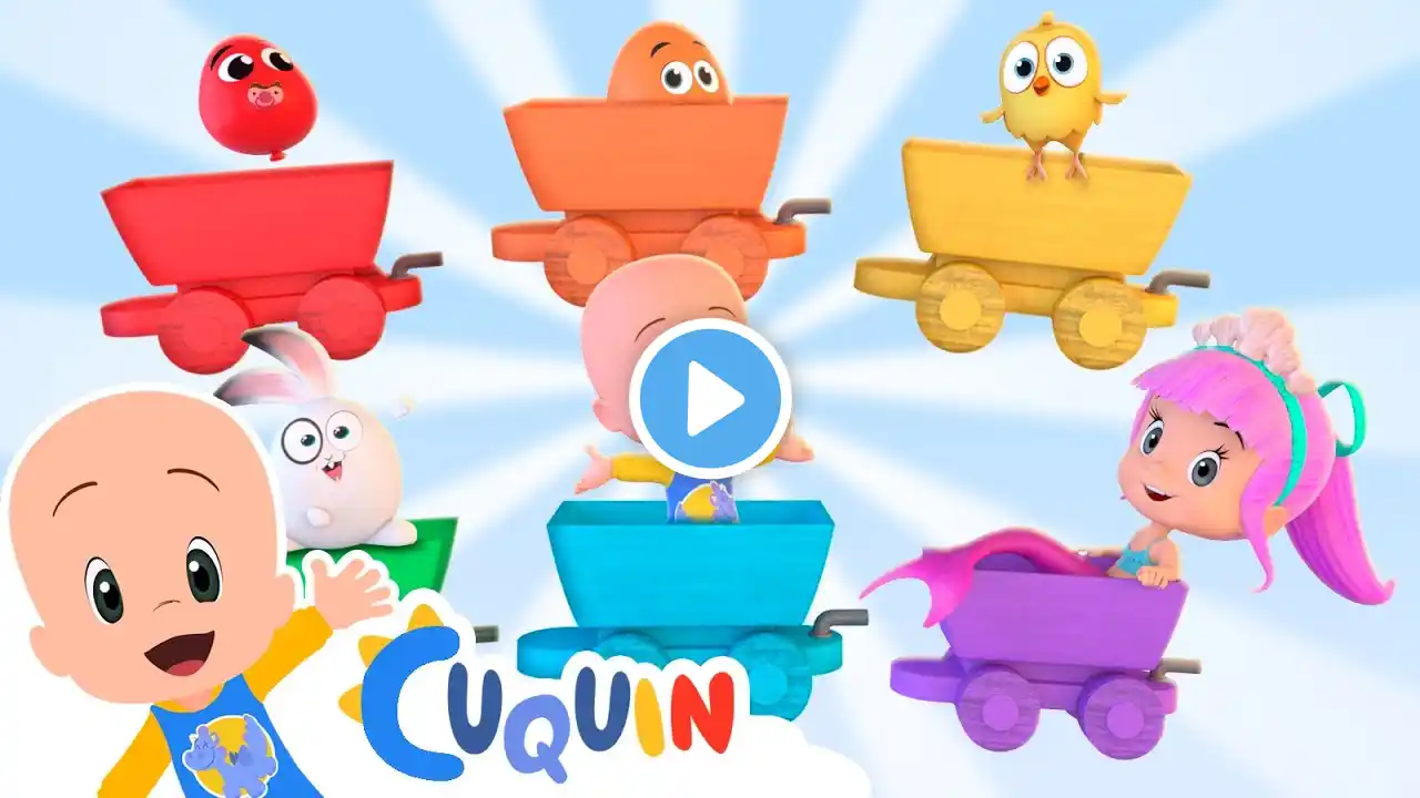 The Rainbow Train | Cleo & Cuquin | Songs & Adventures