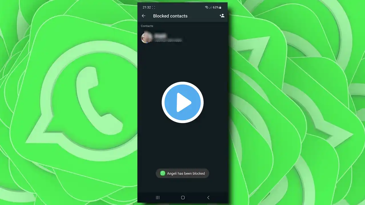 How do you block & unblock someone on WhatsApp 2024 #tutorial2024 #howto #whatsapp #whatsappstatus