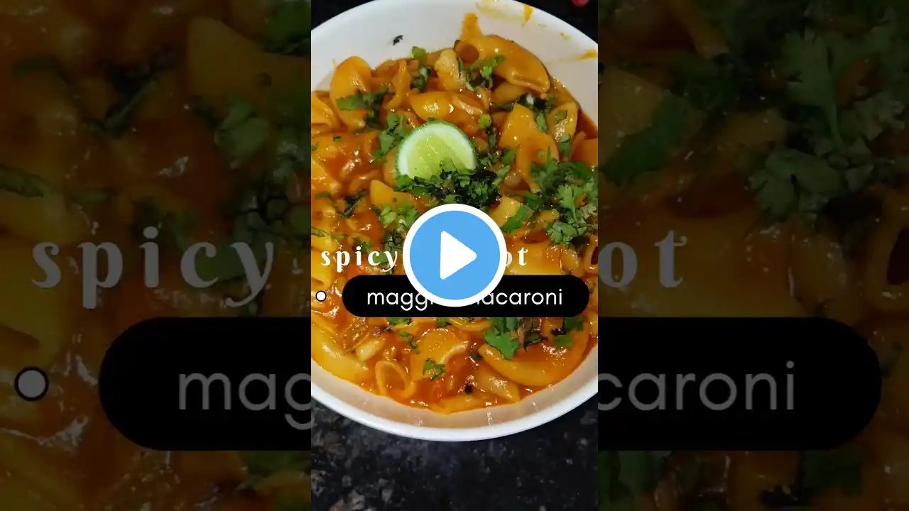 Spicy one pot maggi n macaroni #easy #quick #viral #cooking #recipe #shorts