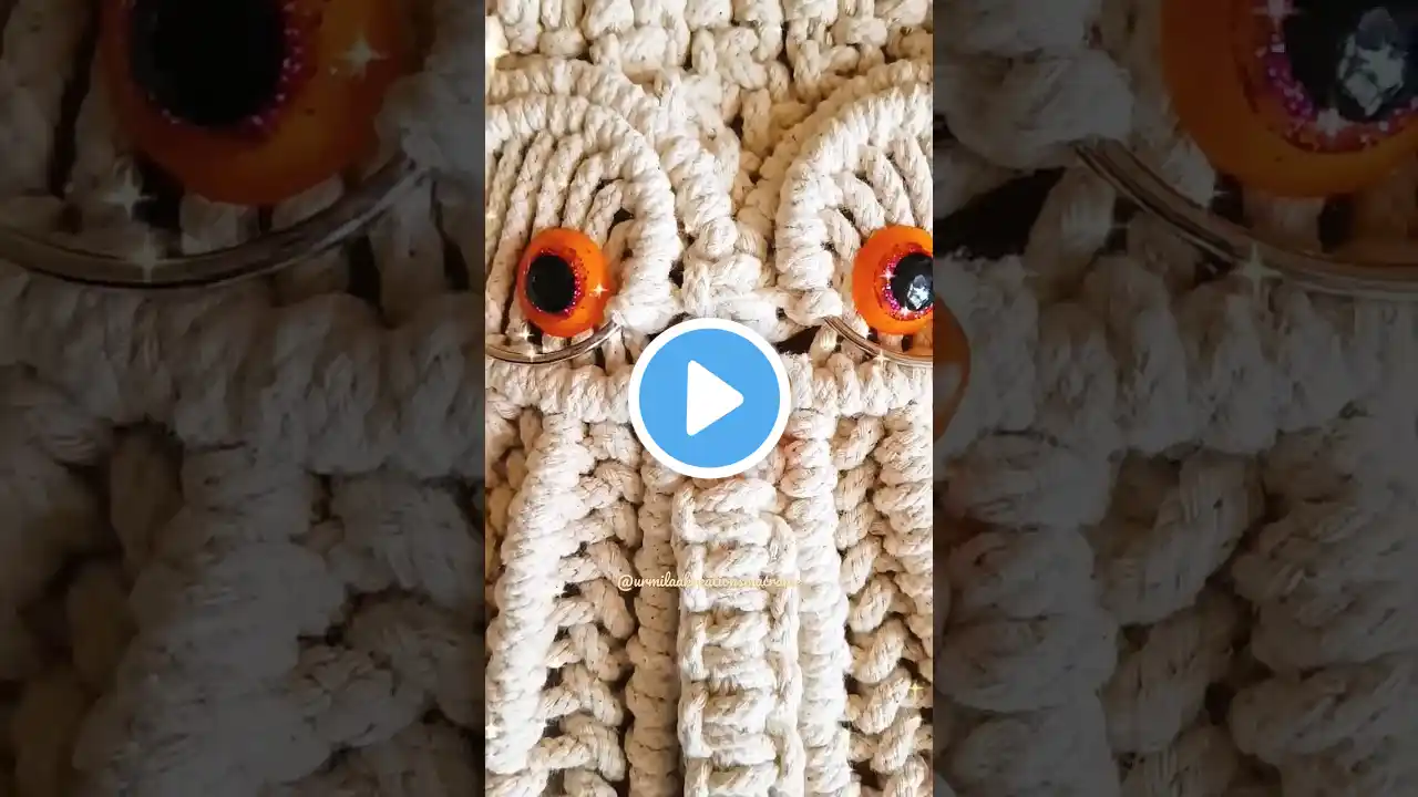 Macrame owl design 2023 || macrame animals #shorts#viral