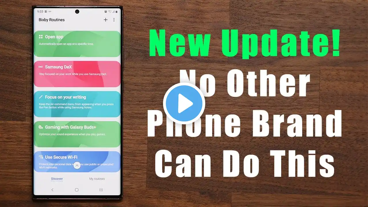 New Samsung Galaxy Smartphone Update - No Other Phone Brand Can Do This