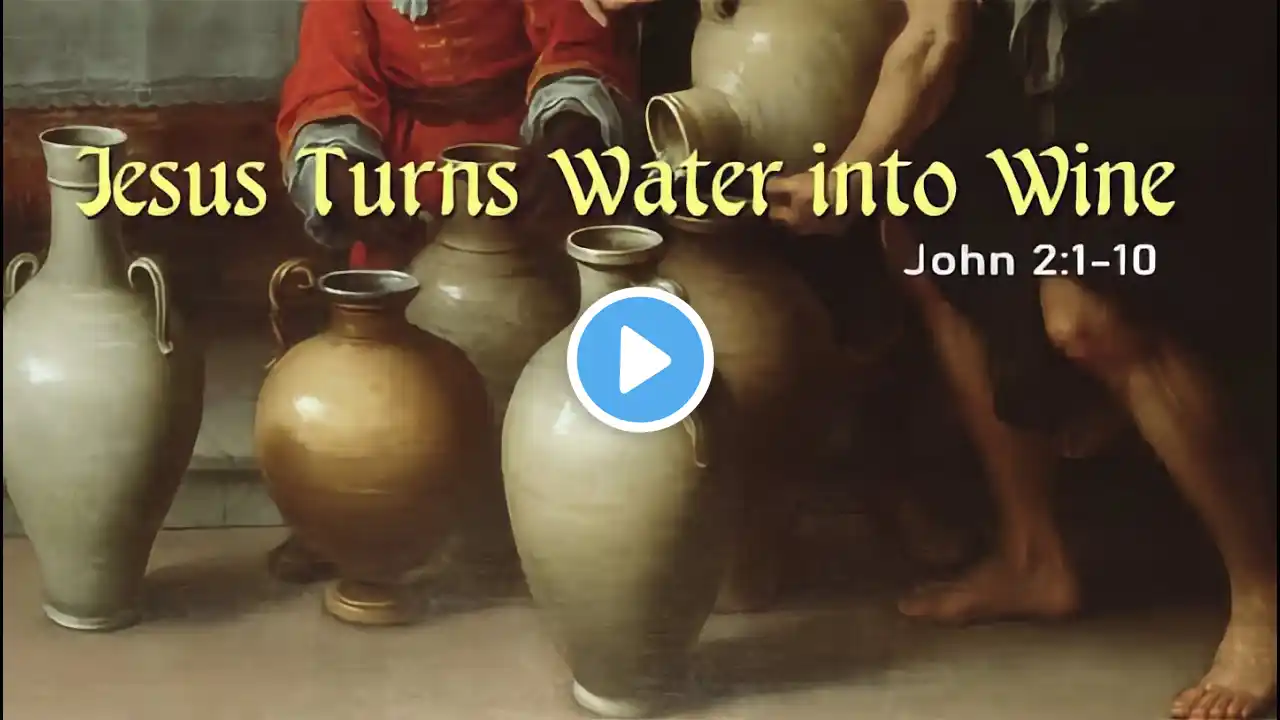 John 2:1-12 - Jesus Turns Water into Wine!