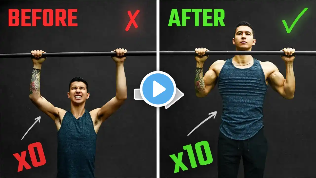 How To Increase Your Pull-Ups From 0 to 10+ Reps FAST (3 Science-Based Tips)