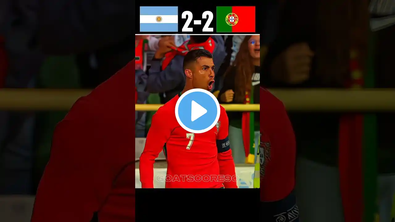 Speed debut Portugal || Argentina Vs Portugal world cup final 2026 || Imaginary #shorts #football