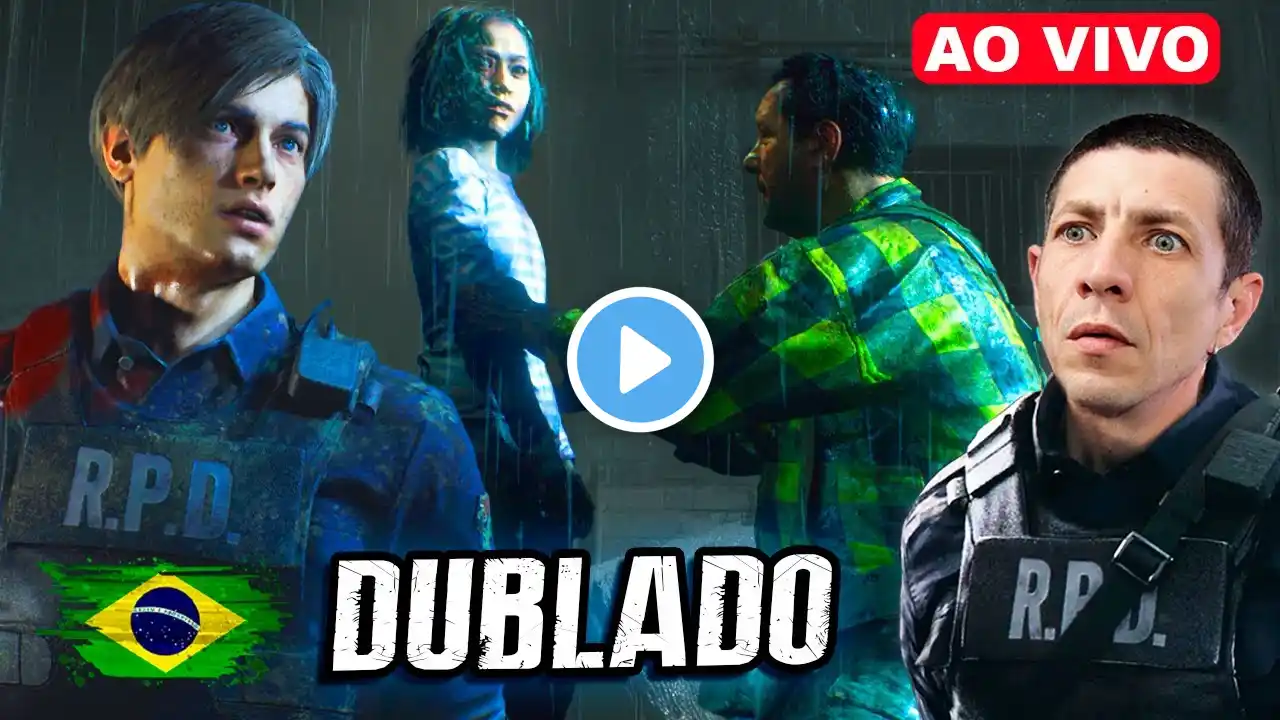 RESIDENT EVIL 2 REMAKE Dublado em Português PT-BR - GamePlay Parte 4