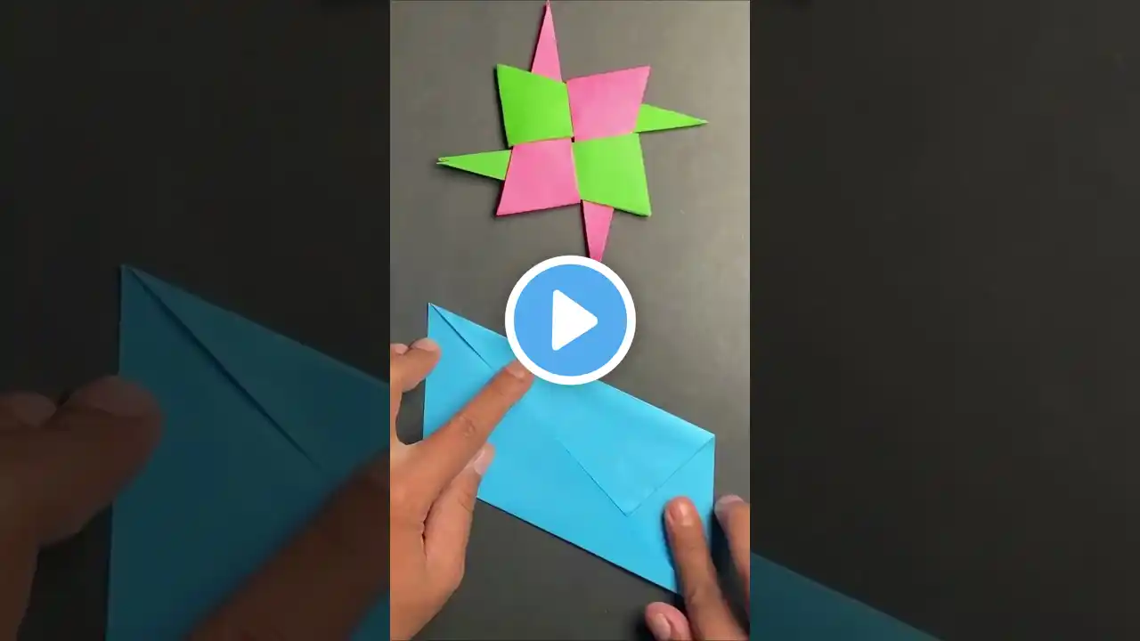 How to Make Origami Ninja Star #origamieasy #shorts #yearofyou