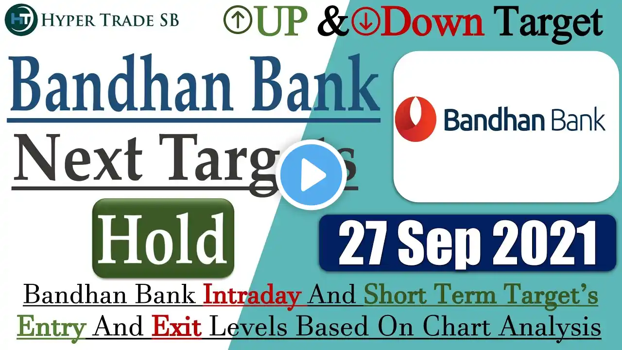 Bandhan Bank Targets 27 Sep /Bandhan Bank Intraday Tips/Bandhan Bank Intraday Targets/Bandhan News