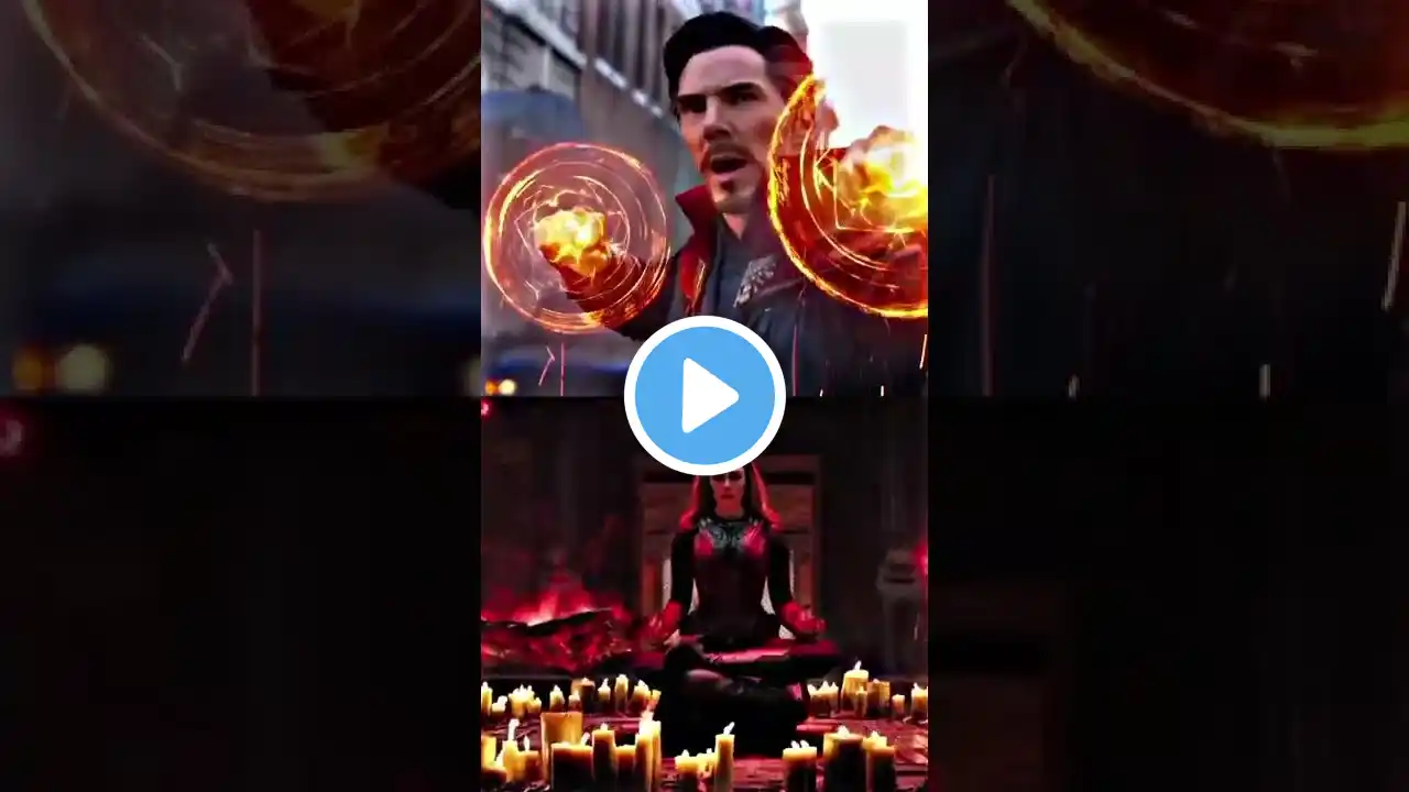 Who will win | Dr strange vs scarlet witch fight | scarlet witch vs dr strange fight #shorts