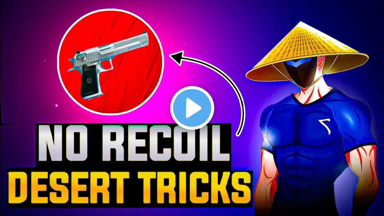 NO RECOIL☠️ BECAME DESERT - EGALE GOD🤔|| DESERT EGALE - HEADSHOT TRICK 🤯 || ONLY ONE TAP GOD