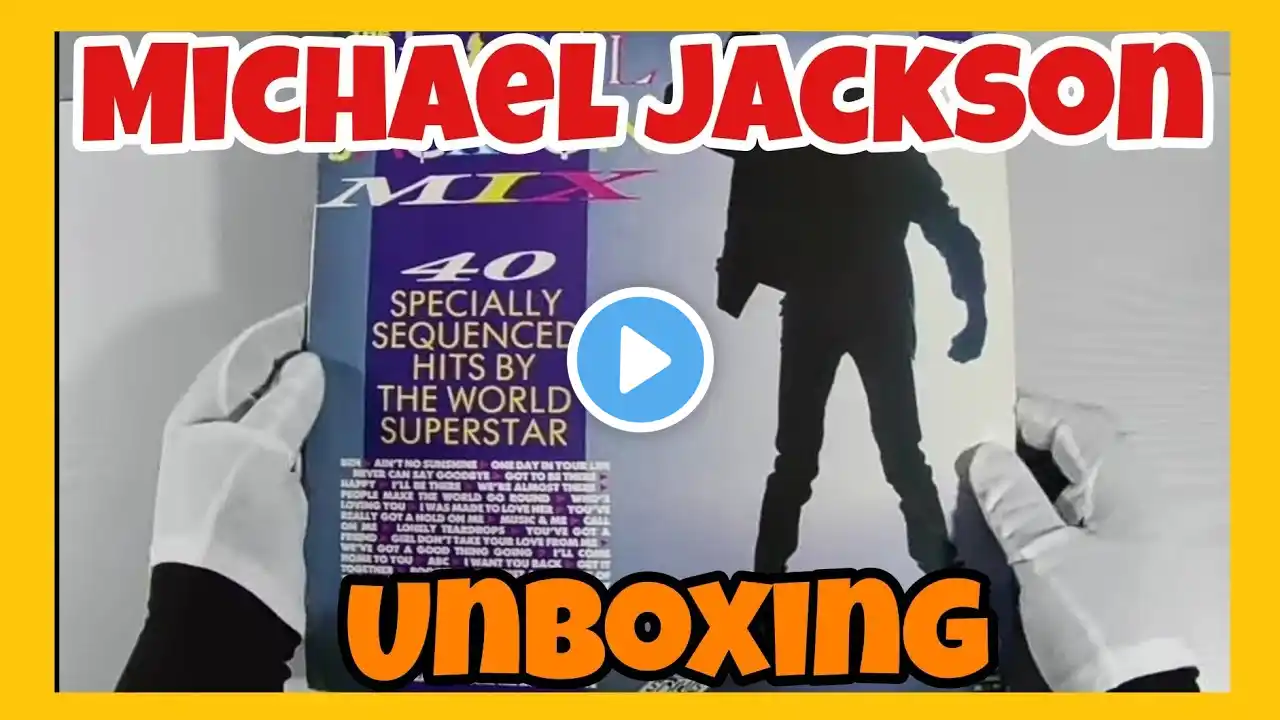 Michael Jackson - Mix 40 (Double Vinyl Set) 1987 Unboxing 4K HD | MJ Show and Tell