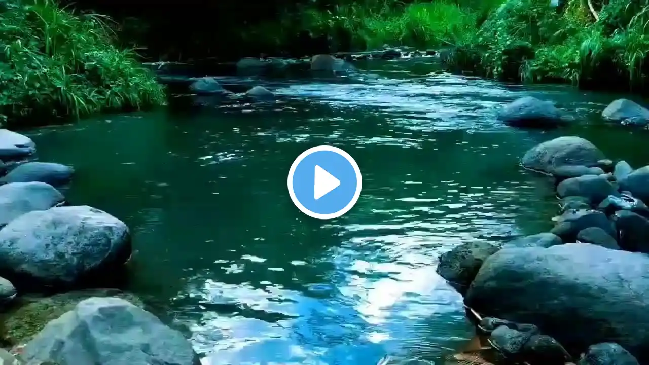 river waterfall nature sound calming water sound for relaxation for relieve stress for sleep