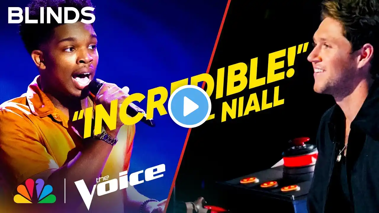 Jerome Godwin III Performs Ariana Grande's "pov" | The Voice Blind Auditions | NBC