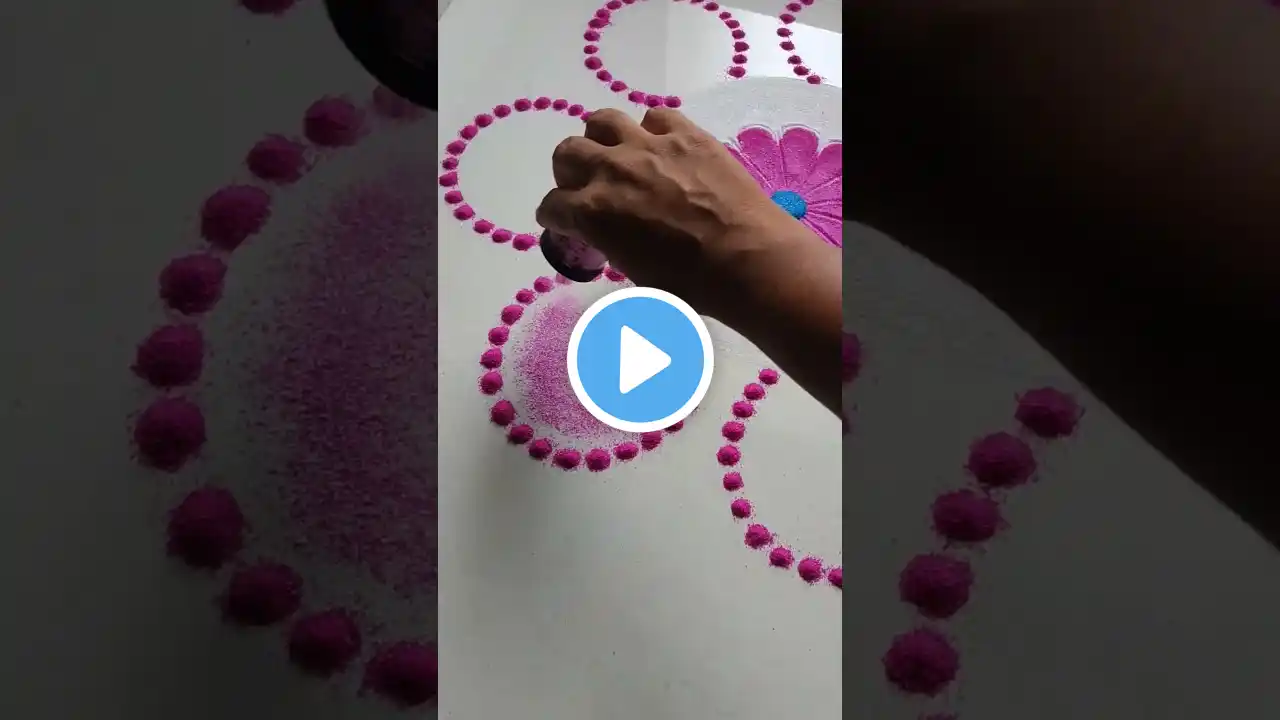 #rangoli #creativerangolidesigns #nscreations #ytshorts #prayagraj #kumbhmela