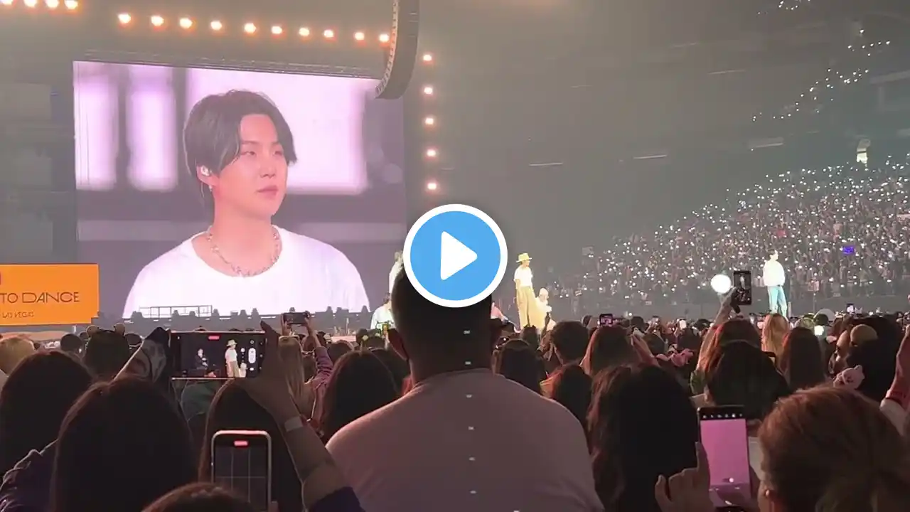 BTS Day 4 - Suga Ending Ment - Las Vegas #bts #suga #yoongi