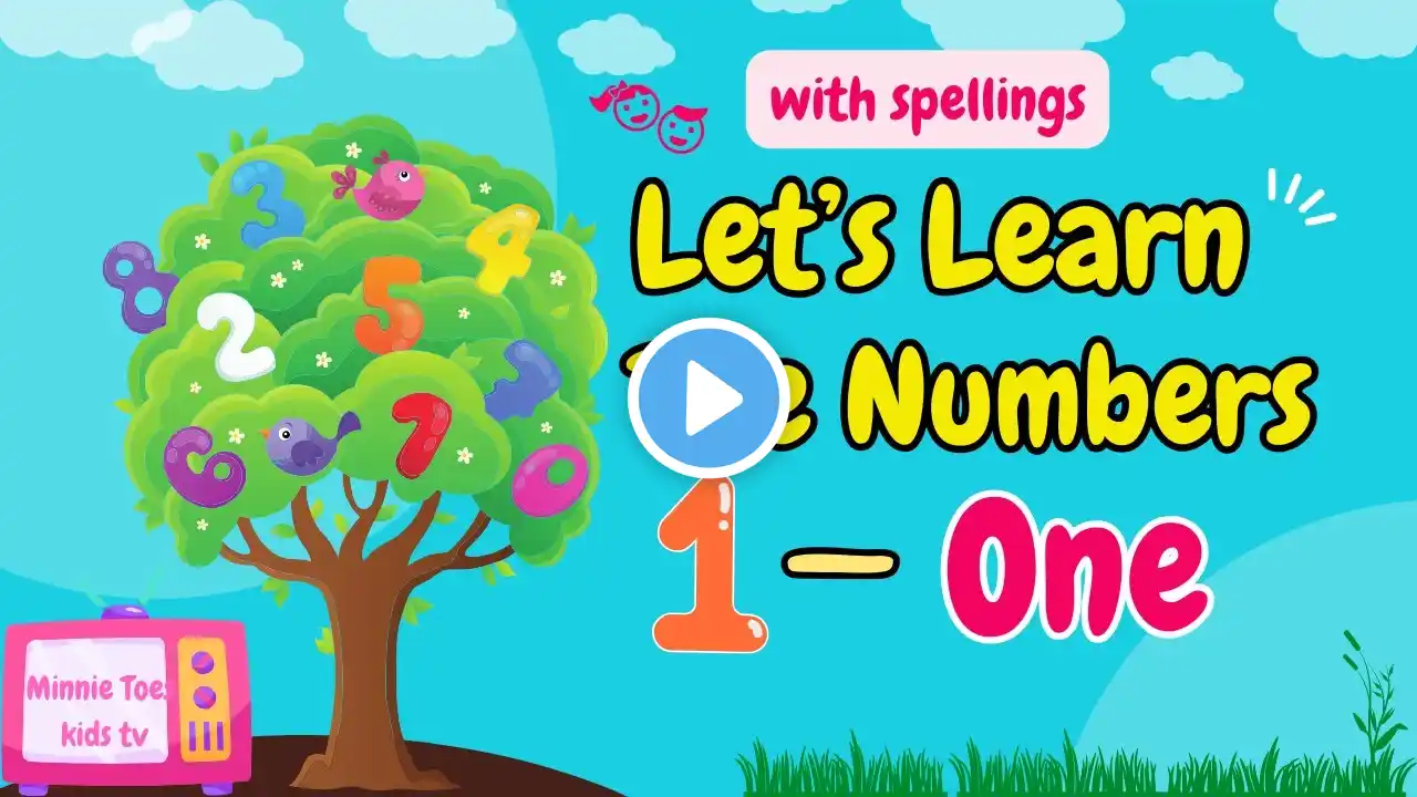 Counting 1-10 for Kindergarten | Learn Numbers 1 to 10 | Counting & Numbers | Nursery rhymes