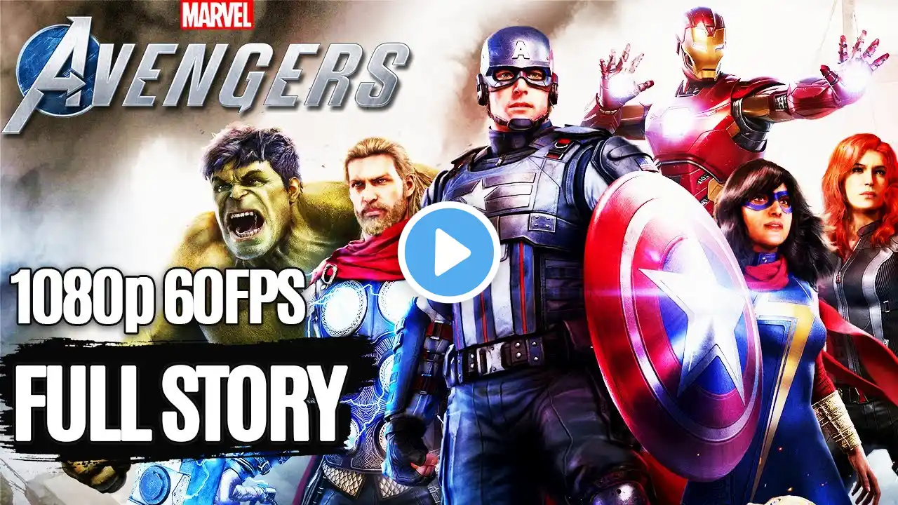 MARVEL’S AVENGERS All Cutscenes (Game Movie) 1080p HD