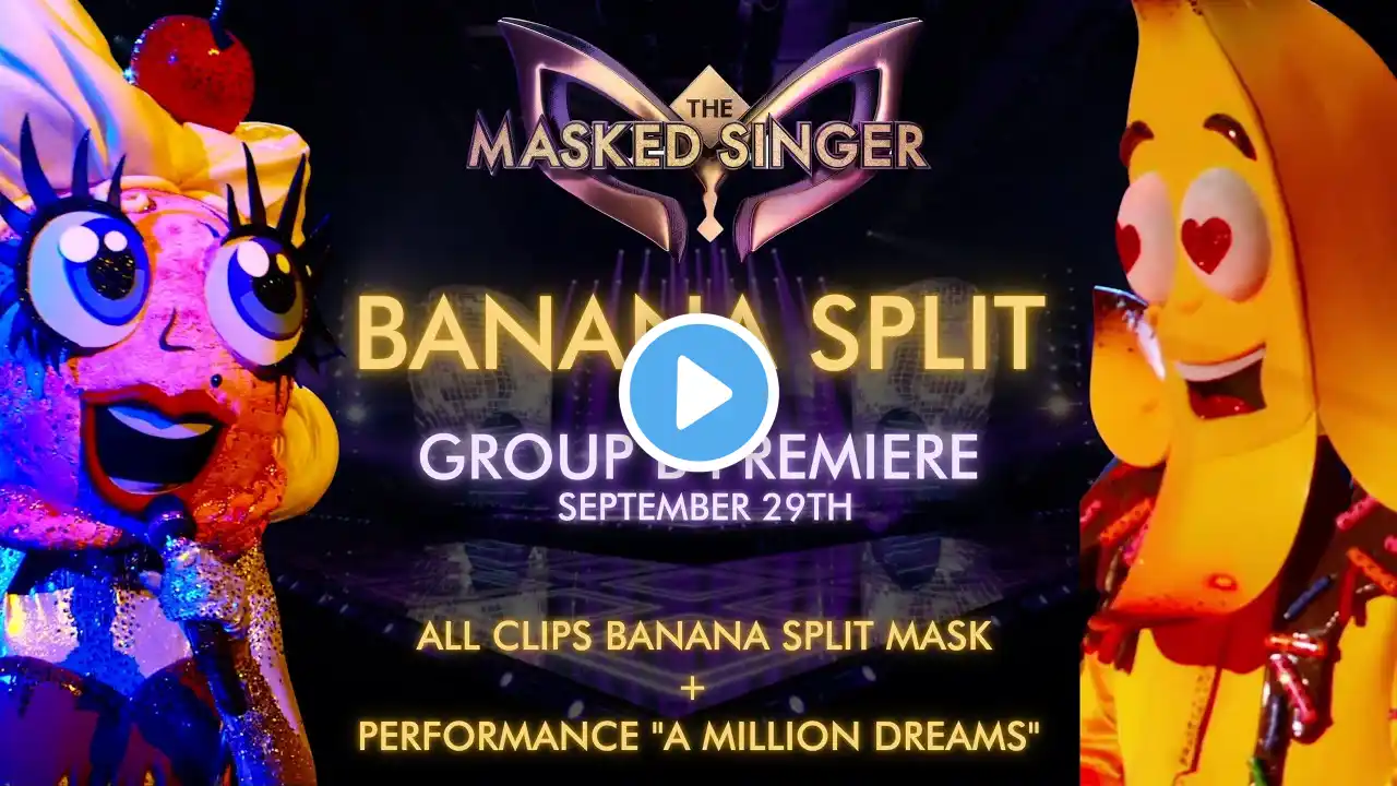 Katharine McPhee Foster & David Foster “Banana Split Mask”  - A million dreams @ (Group B Premiere)