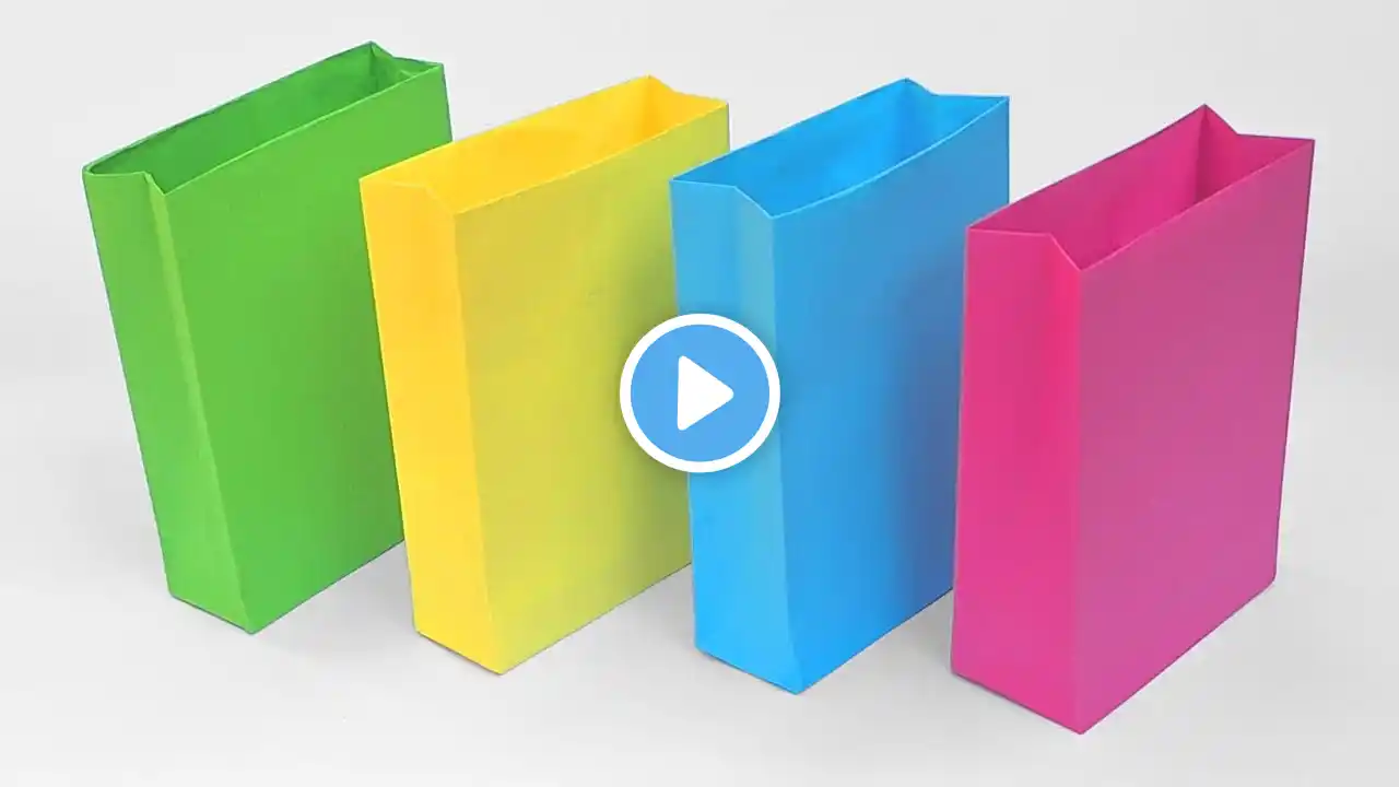 How to make paper gift bags. Very easy