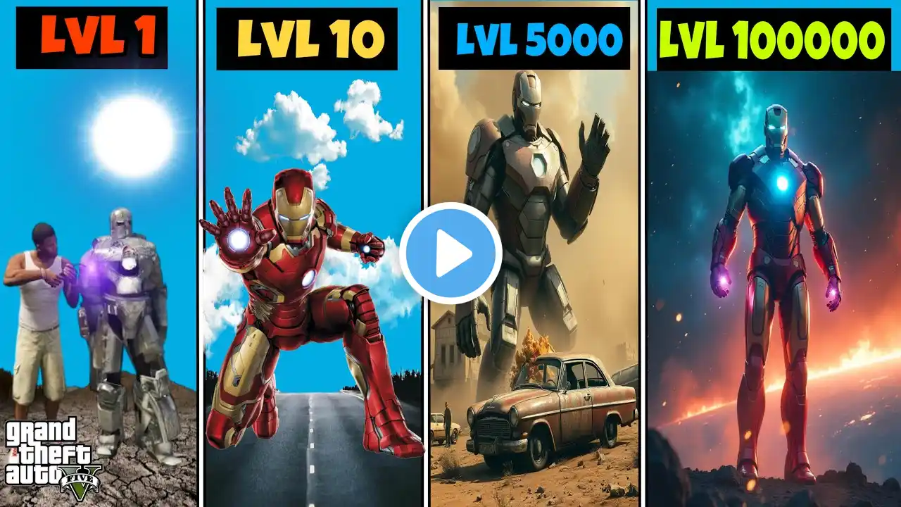 FRANKLIN UPGRADING TO STRONGEST IRONMAN SUIT GOD LEVEL IN GTA 5