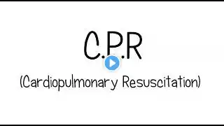 CPR  Simple steps to save a life.  Animated explanation video -- health sketch