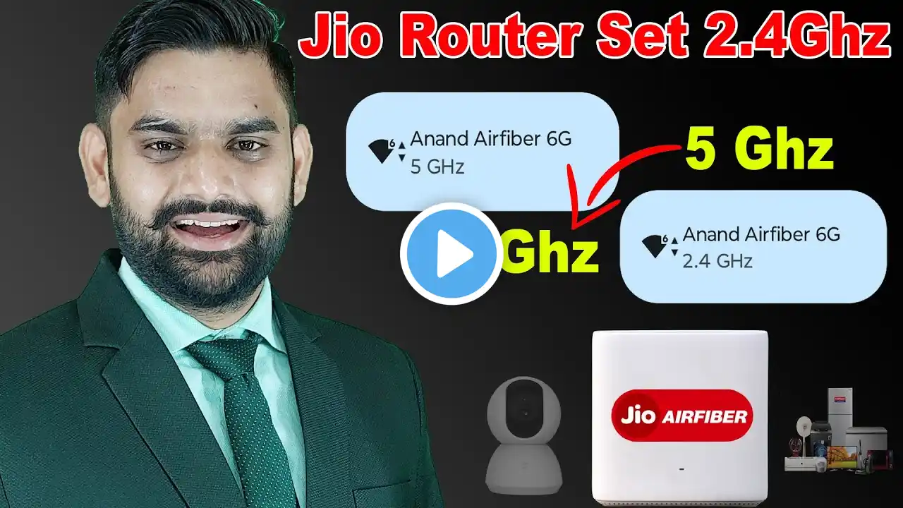 Jio Router Set 2.4Ghz WiFi | 2.4Ghz Device Connect to Jio AirFiber Router | WiFi Setting 2.4Ghz |