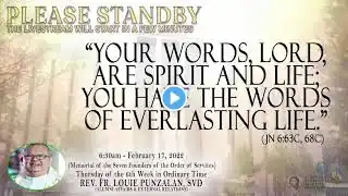 Live  6:30 AM   Holy Mass - February 17  2022   Thursday 6th Week  in Ordinary Time