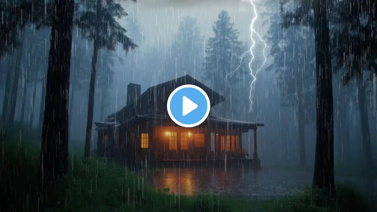 Sounds of Rain & Thunder for Deep Sleep – Relax Your Mind & Sleep Peacefully Tonight