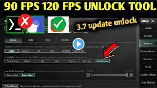 FPS 101% Show 🤝| How to Unlock 120 Fps In Pubg |Shizuku 3.7 update 120 Fps 😍 |Ck king yt