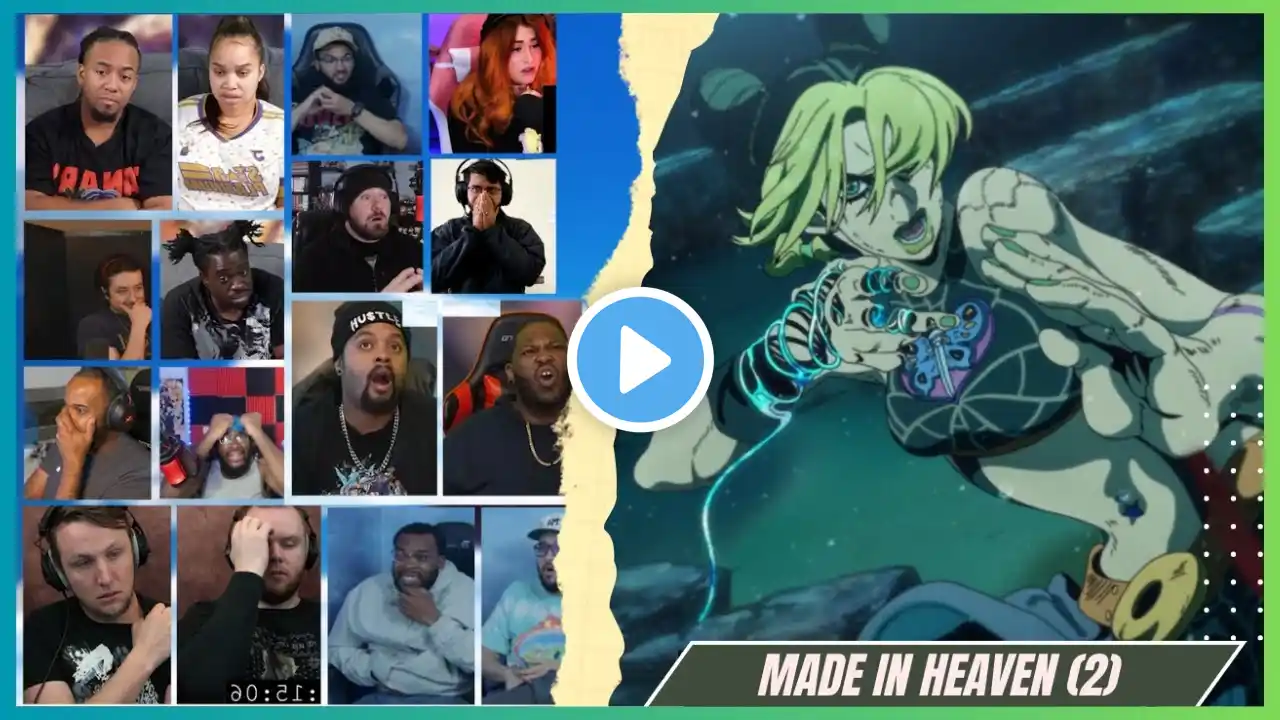 "DEATHS & NEW UNIVERSE?!" Jojo Bizarre Adventure Stone Ocean Episode 37 REACTION MASHUP