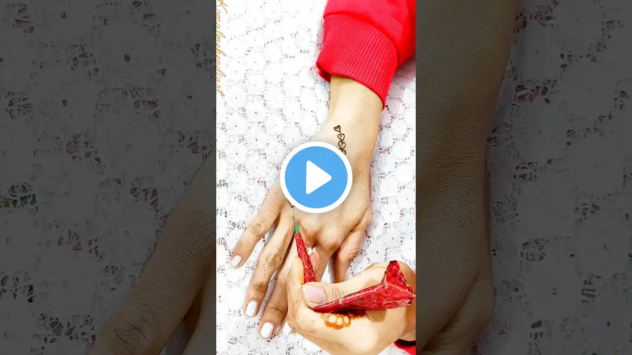 Easy Mehndi Design✨🎀♥️||#youtubeshorts||#shorts||#ytshorts||#mehndi||#henna||#art||#love||#trending