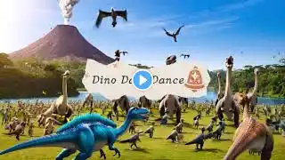 Dino Days Dance! 🦖 Fun Dinosaur Days of the Week Song for Kids | Learn & Sing Along 🎶