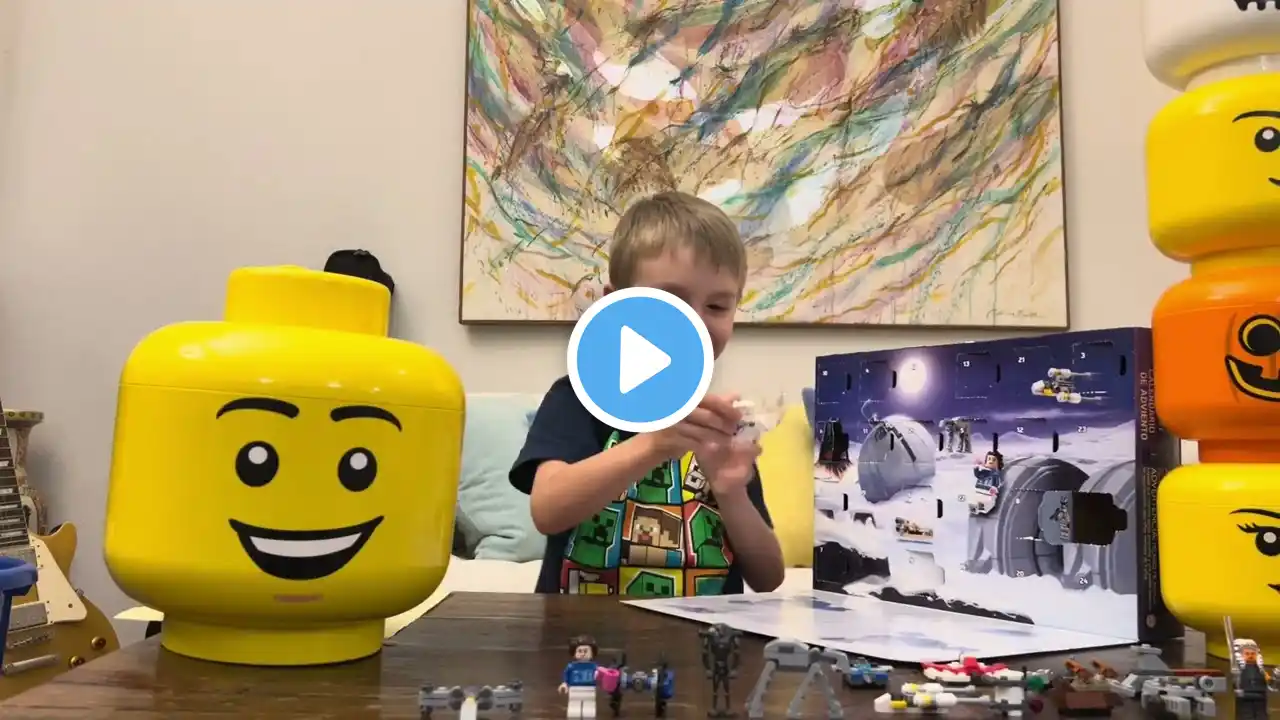 KIDS REVIEW: DAY 15 LEGO Star Wars Advent Calendar 2024 Building Toy Set #75395 by Jack’s Videos!