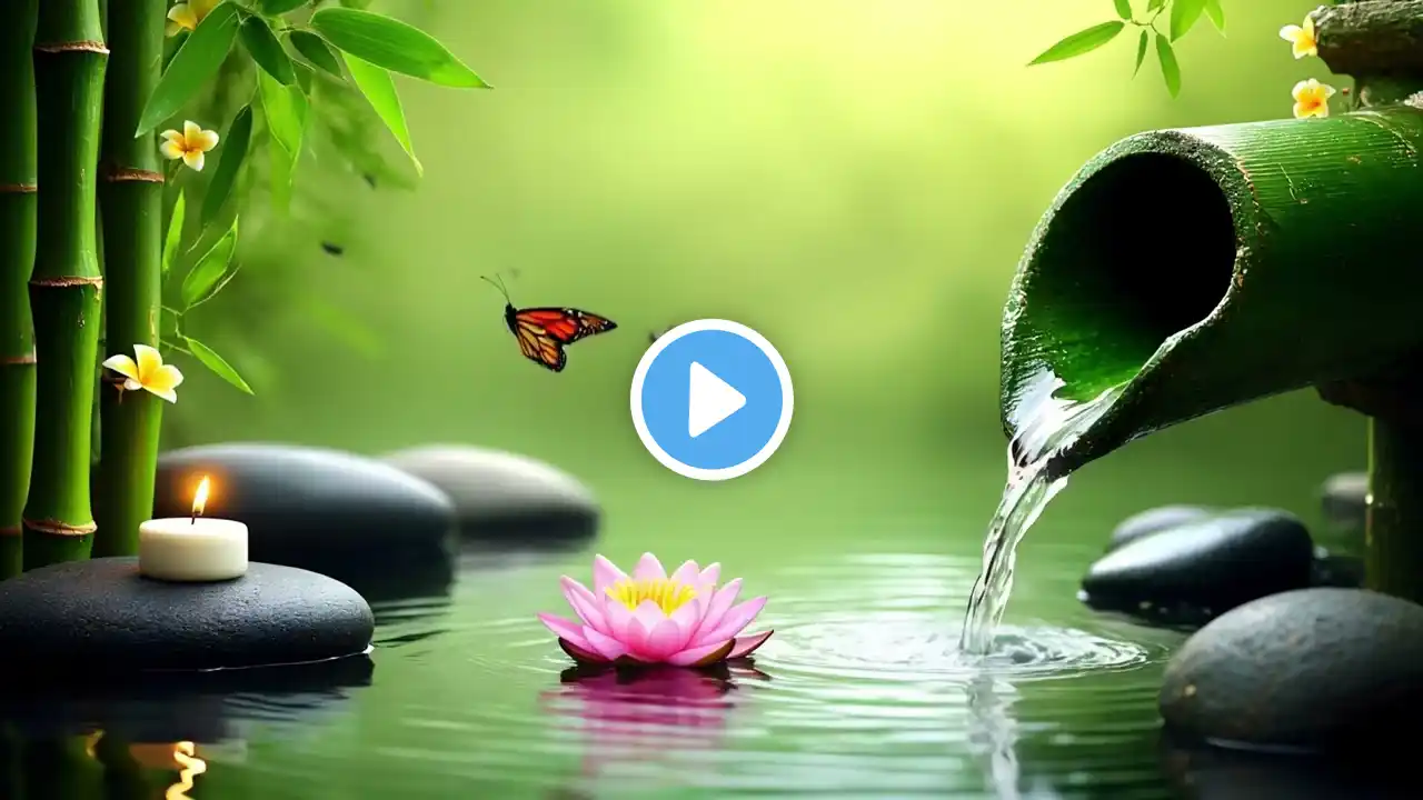 Relaxing Water Sounds & Soothing Music 🌿 Stress Relief, Anxiety Healing & Deep Sleep