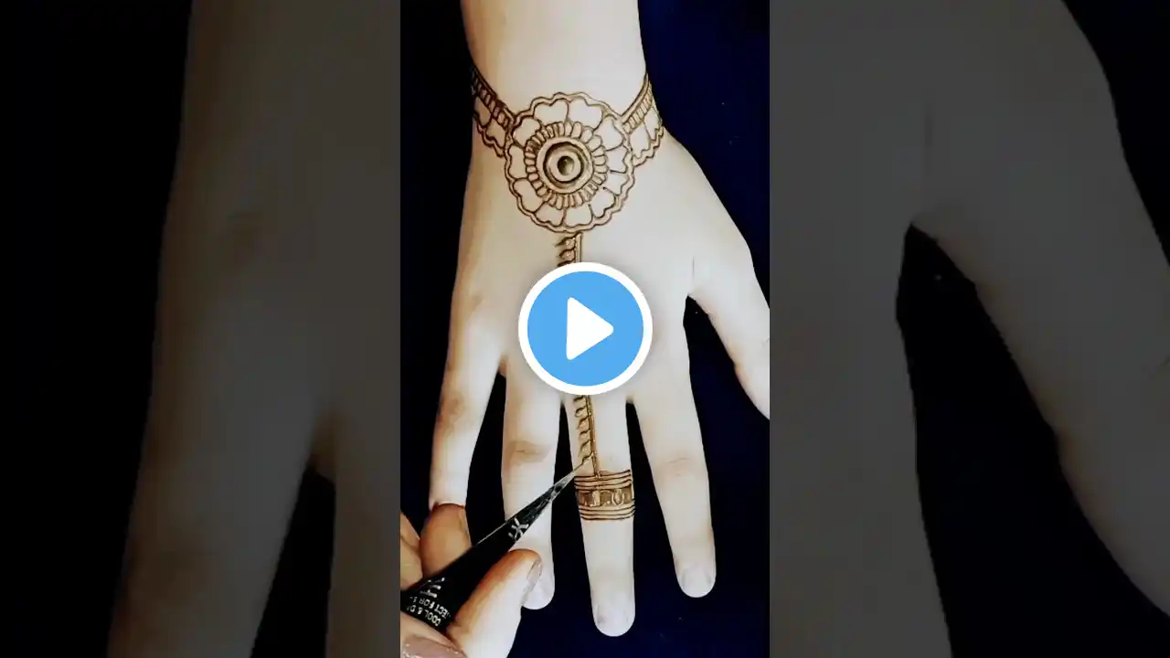 Bracelet Mehndi Design #mehndi #youtube #shorts #mehndidesign #ytshorts #shortmehndi #trending#henna